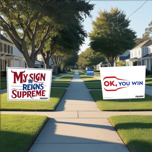 "OK, You Win" Funny Yard Sign | Lawn Decor