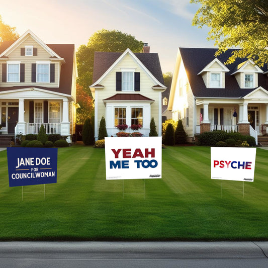 "Psyche" Funny Yard Sign | Lawn Decor