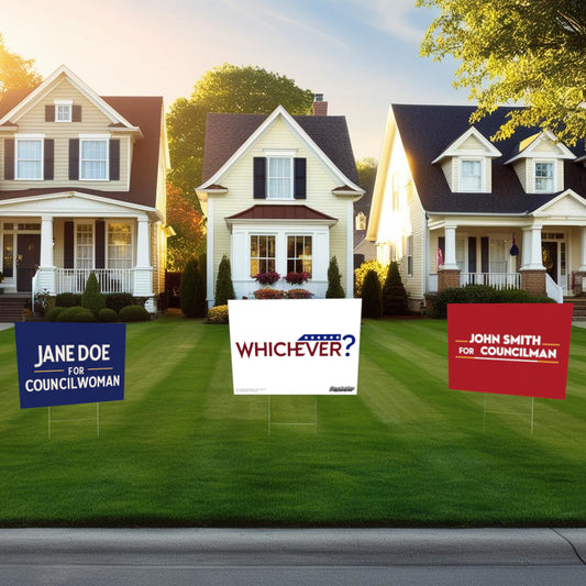 "Whichever?" Funny Yard Sign | Lawn Decor